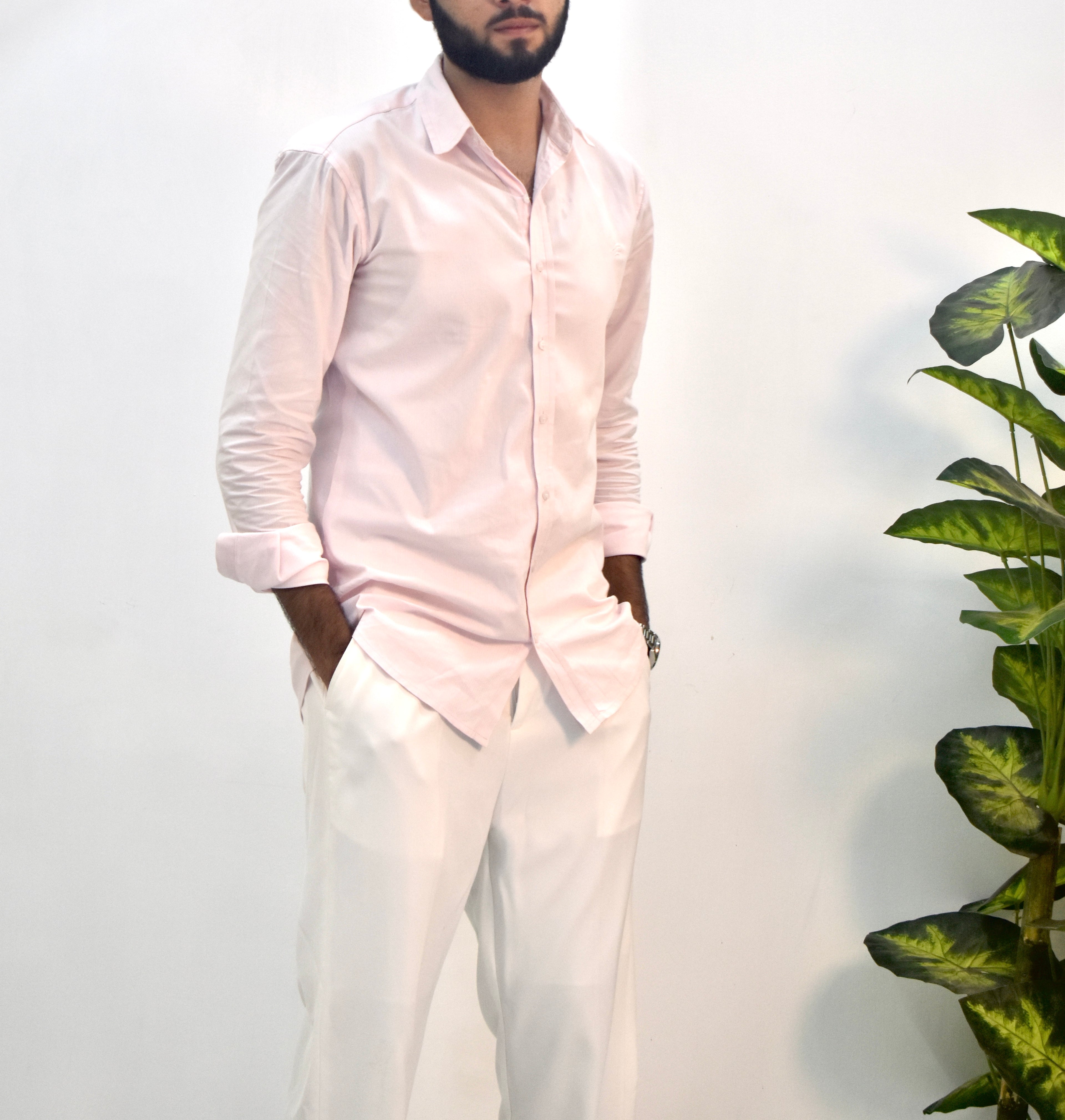 Vintage blush Men’s button down shirt