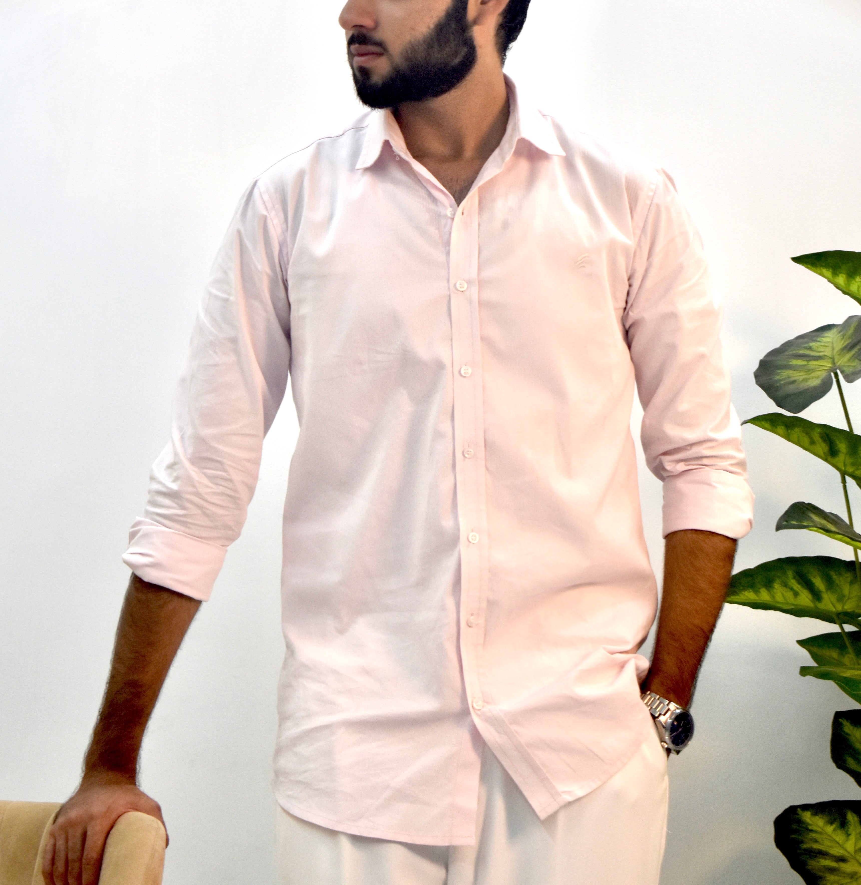Vintage blush Men’s button down shirt